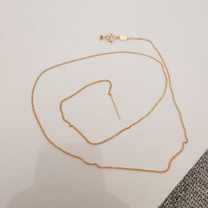 Adjustable Threader Necklace - 18K Gold Vermeil