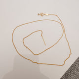 Adjustable Threader Necklace - 18K Gold Vermeil - Armed Jewels