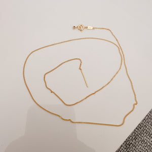Adjustable Threader Necklace - 18K Gold Vermeil - Armed Jewels