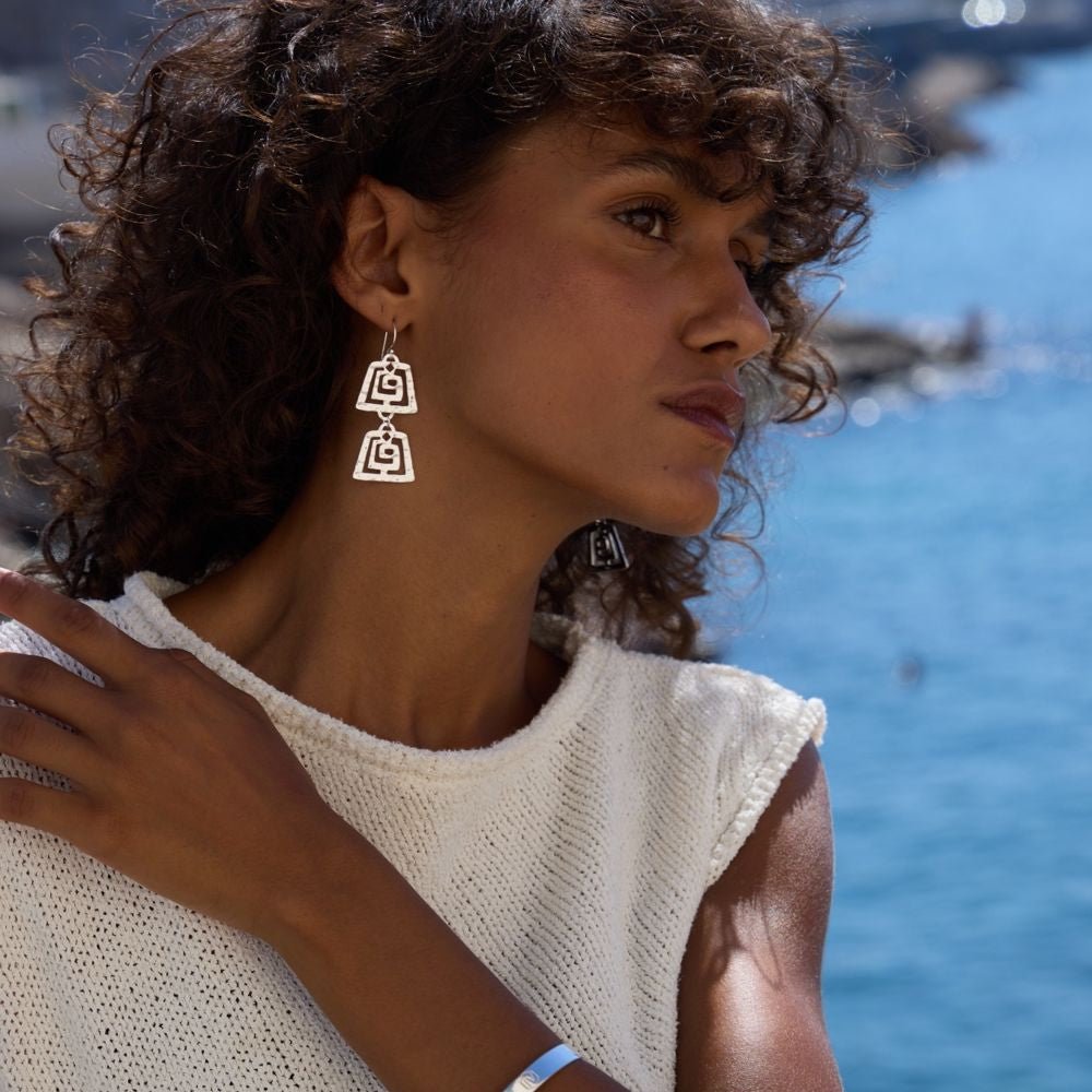 Helena Earring - Sterling Silver - Armed Jewels