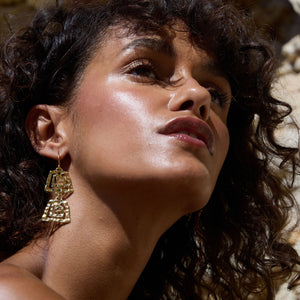 Helena Earring - Yellow Gold - Armed Jewels