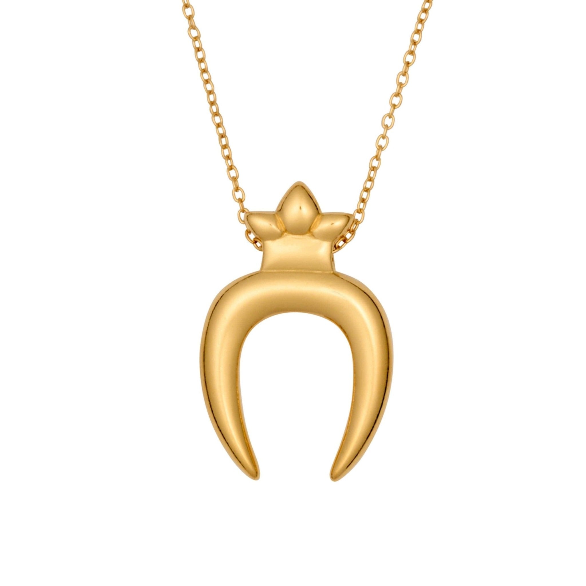 Astarte pendant gold - Armed Jewels