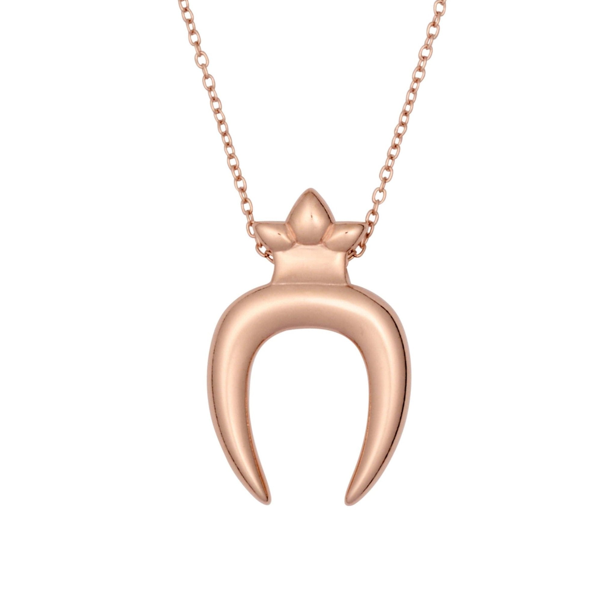 Astarte pendant rose gold - Armed Jewels