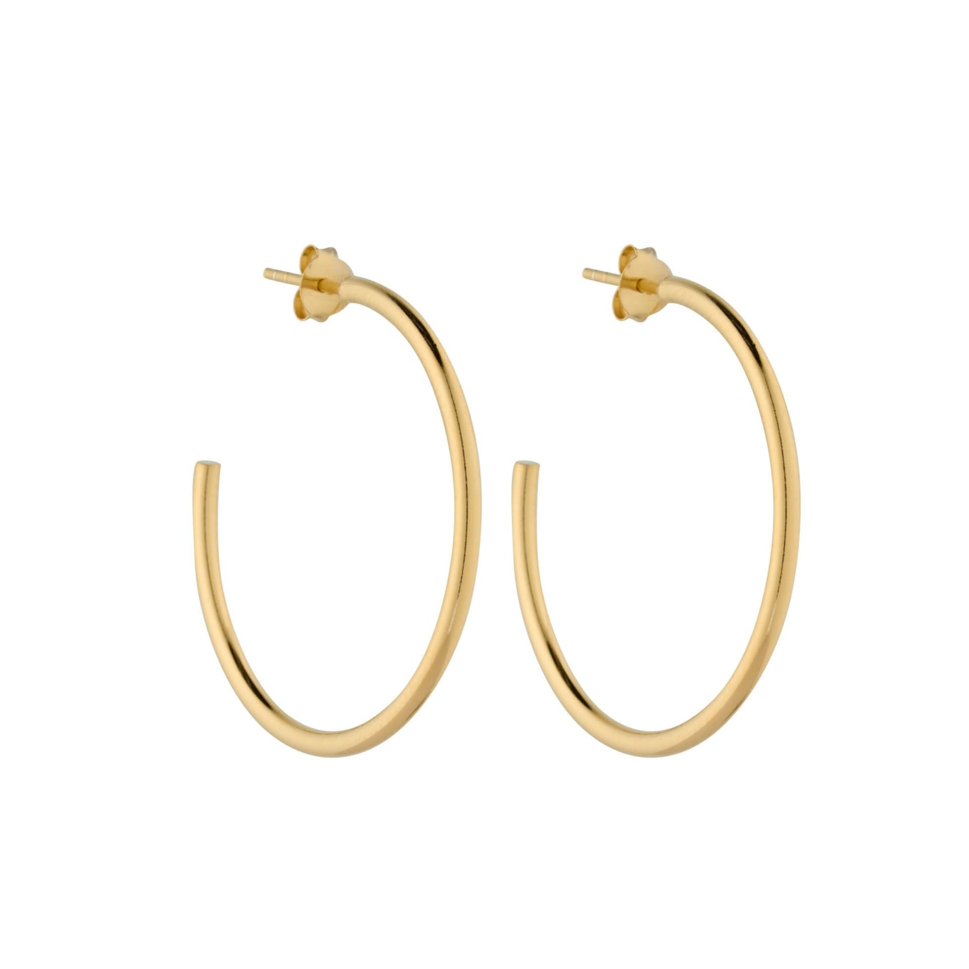 La Luna Hoops Gold - Armed Jewels 