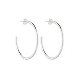 La Luna Hoops Sterling Silver - Armed Jewels