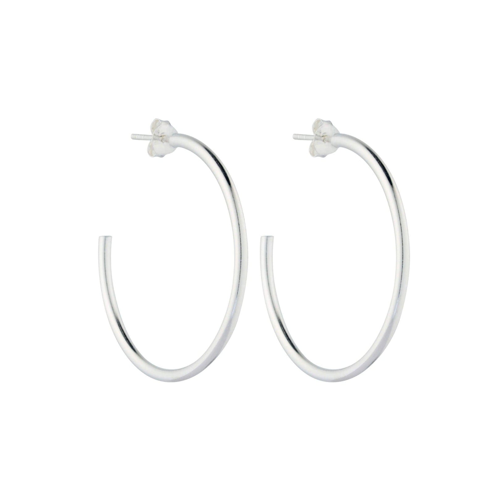 La Luna Hoops Sterling Silver - Armed Jewels