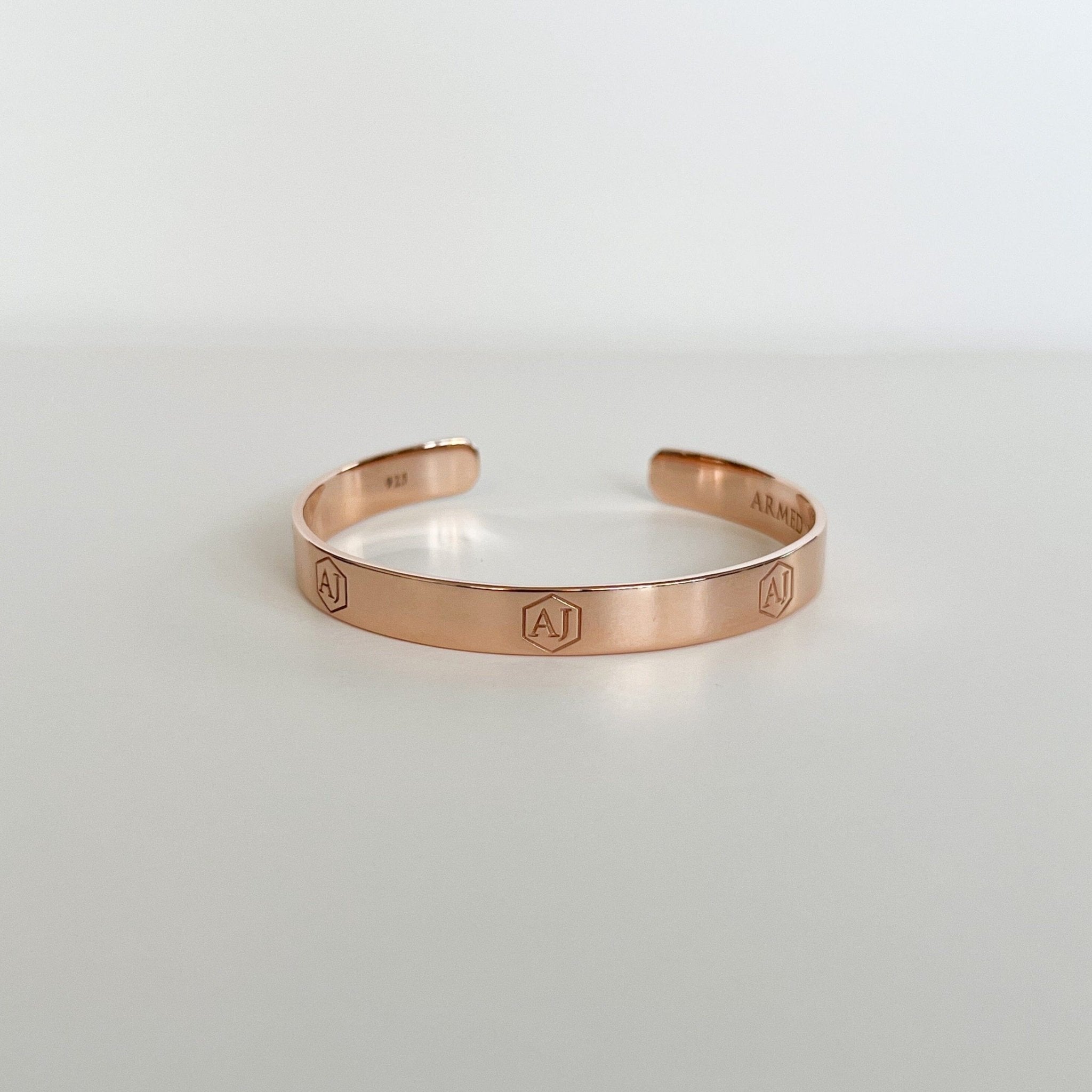 Sydney - 18 carat Rose Gold vermeil Armed Jewels 