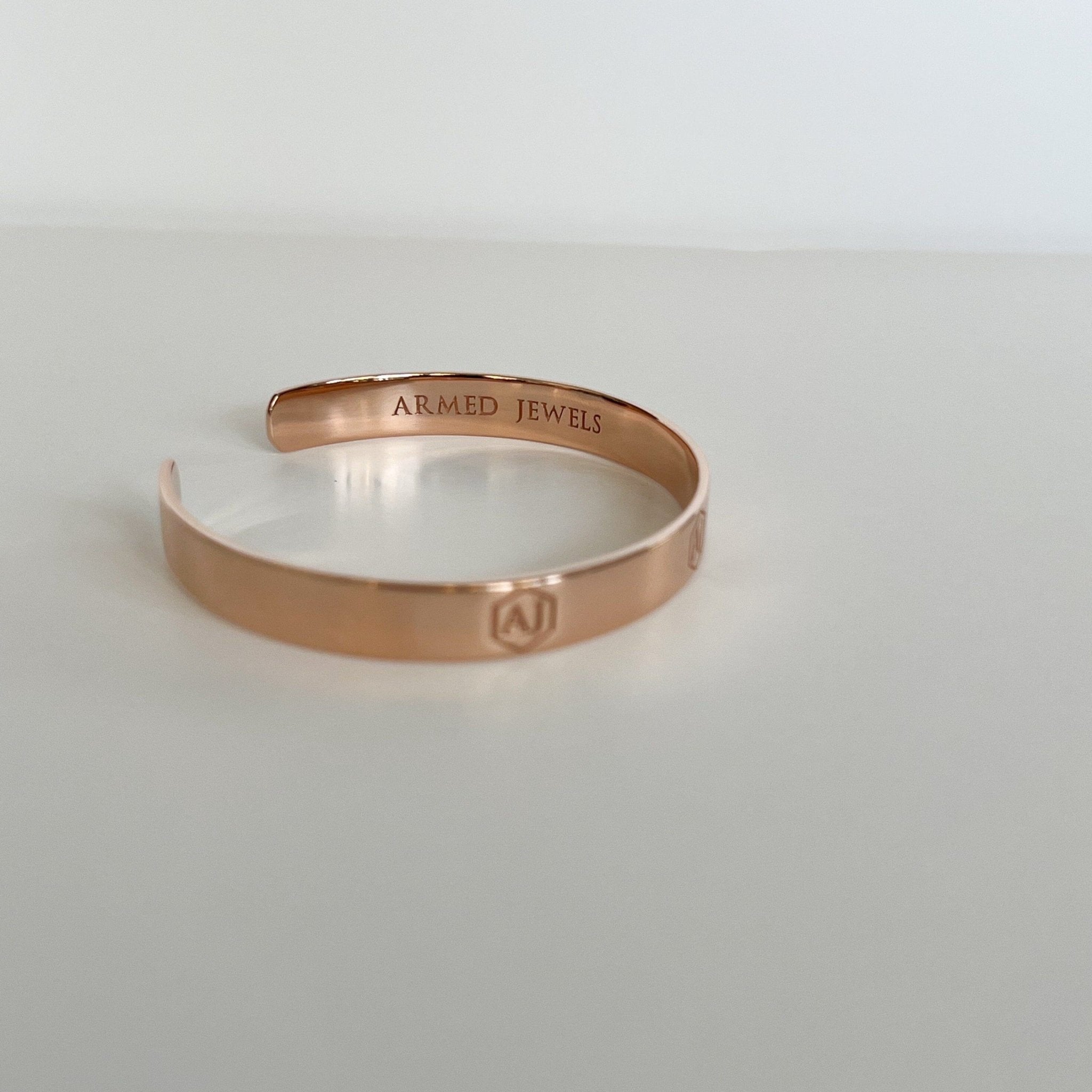 Sydney - 18 carat Rose Gold vermeil Armed Jewels 